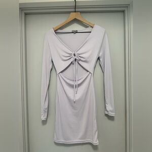 J for Justify Purple Mini Dress with Cutout